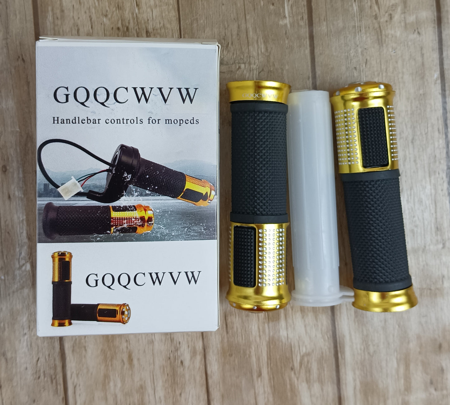 GQQCWVW Handlebar controls for mopeds Universal motorcycle power-assisted bike handlebar covers handlebar covers battery car modification accessories handlebar covers shock-absorbing non-slip rubber handlebar covers