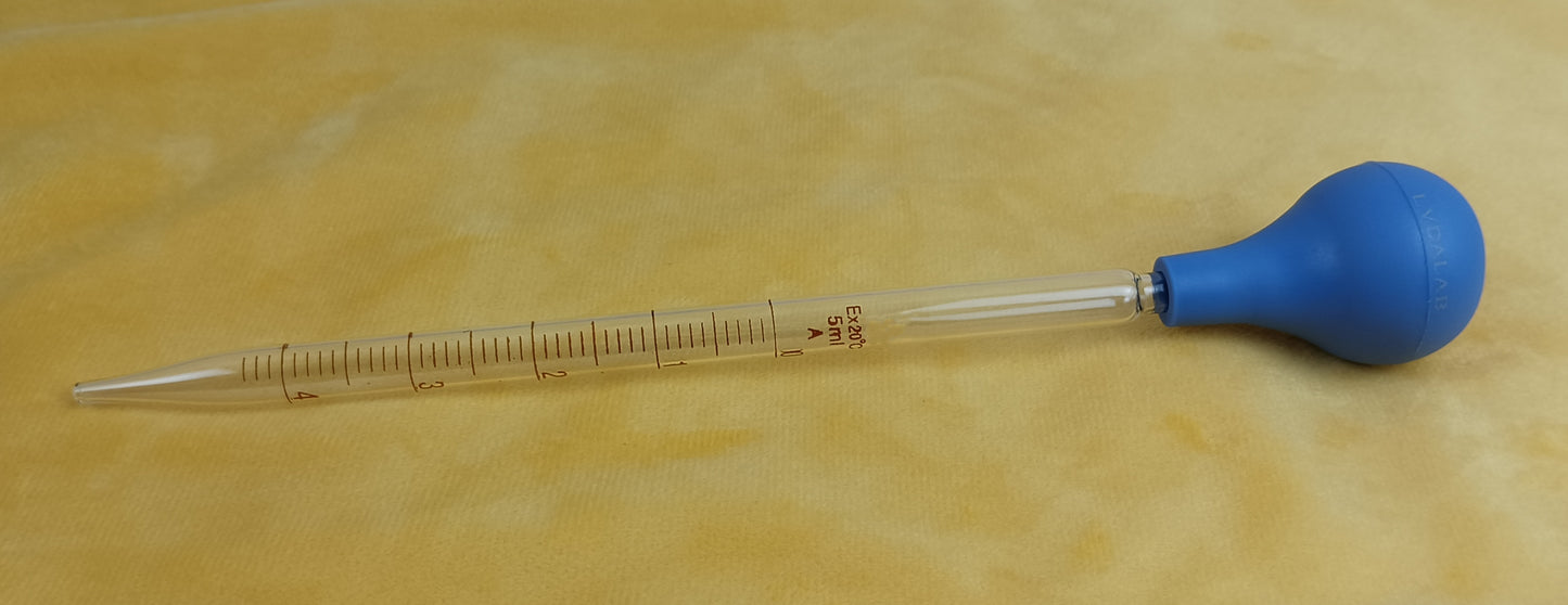 LVDALAB Laboratory pipettes glue tip burette graduated pipette burette glass pipette with rubber suction bulb graduated chemistry pipettes laboratory equipment