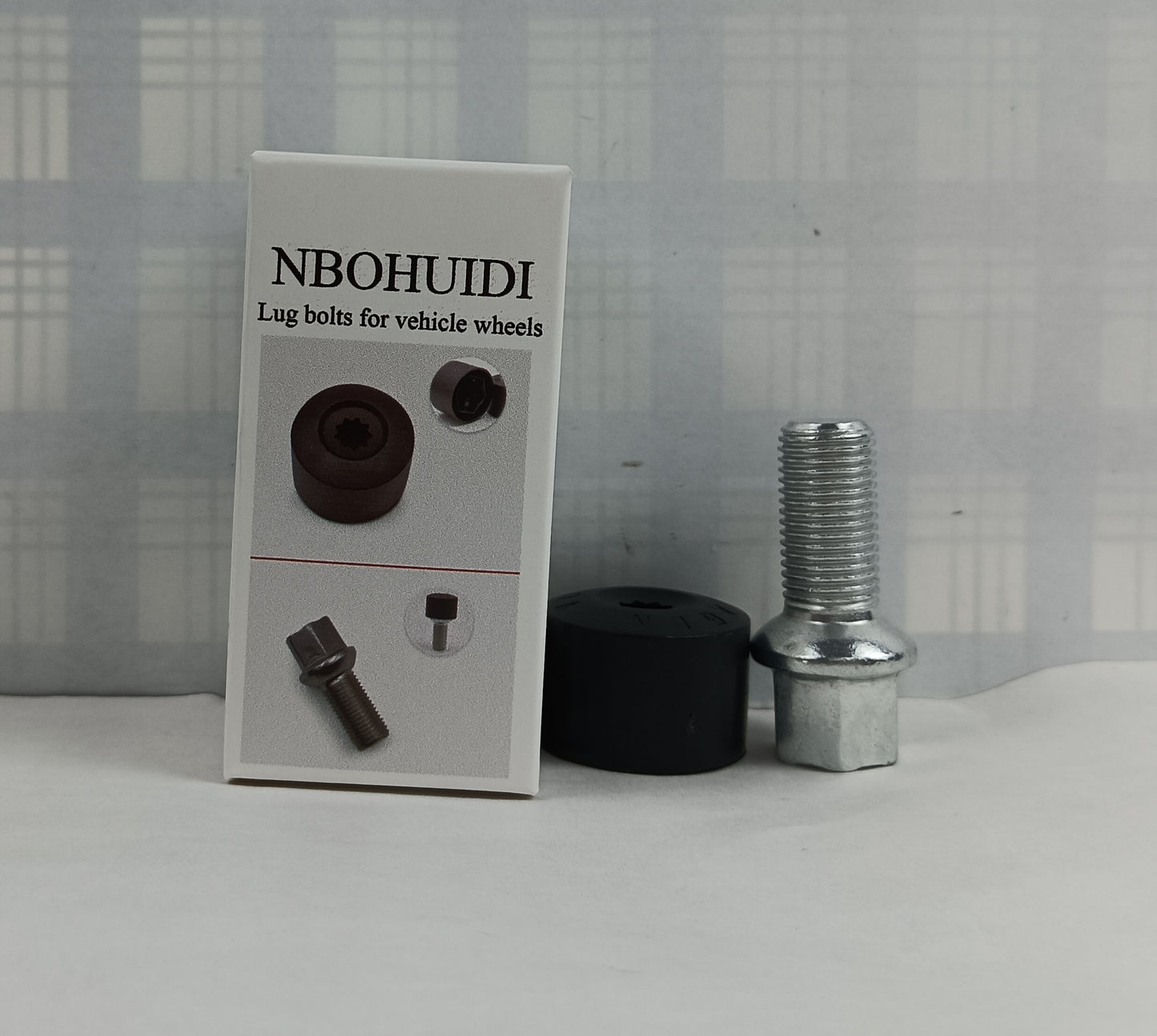NBOHUIDI Lug bolts for vehicle wheels suitable for multi-model tire screws retrofit wheel extension bolts with cap bolts