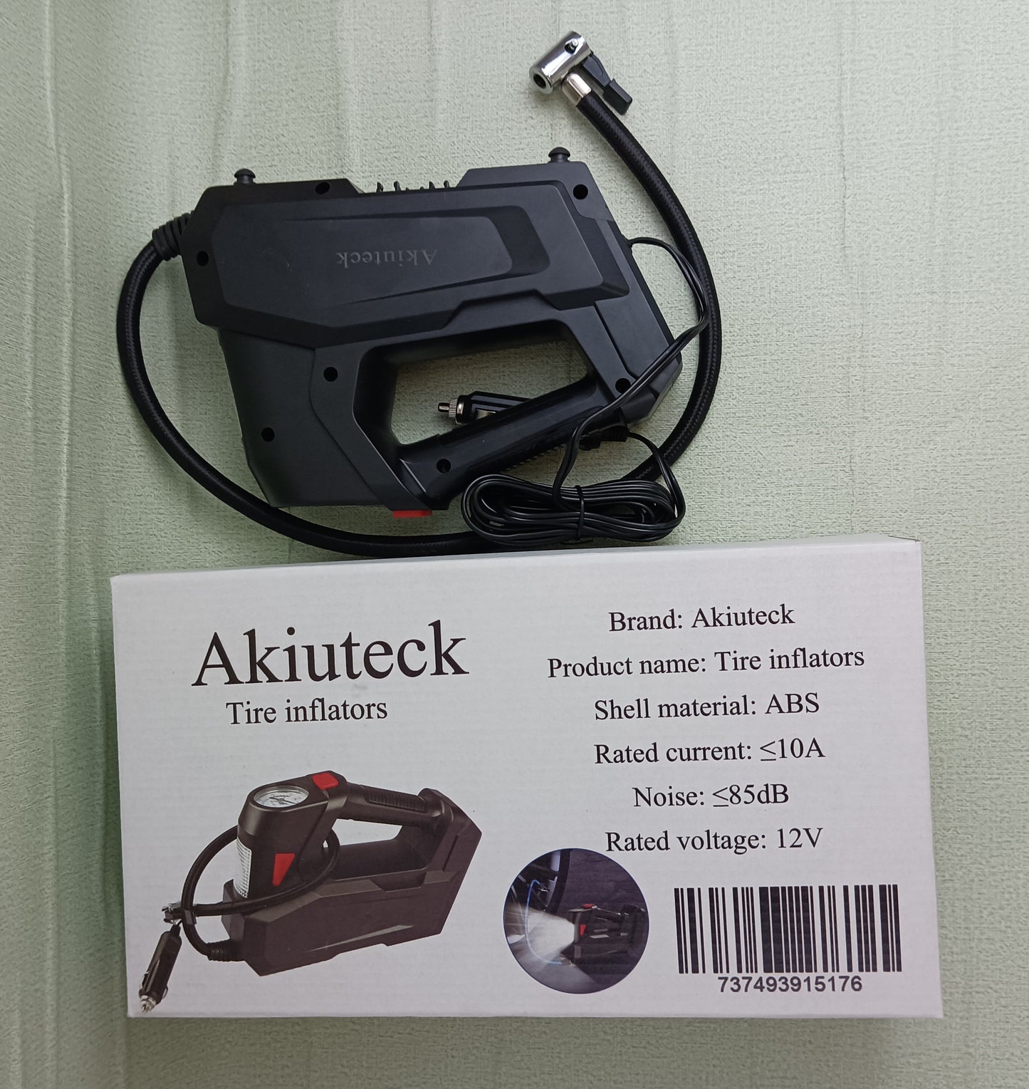 Akiuteck Tire inflators car inflator pump small car with portable car with electric tire inflator pump pump inflator pump