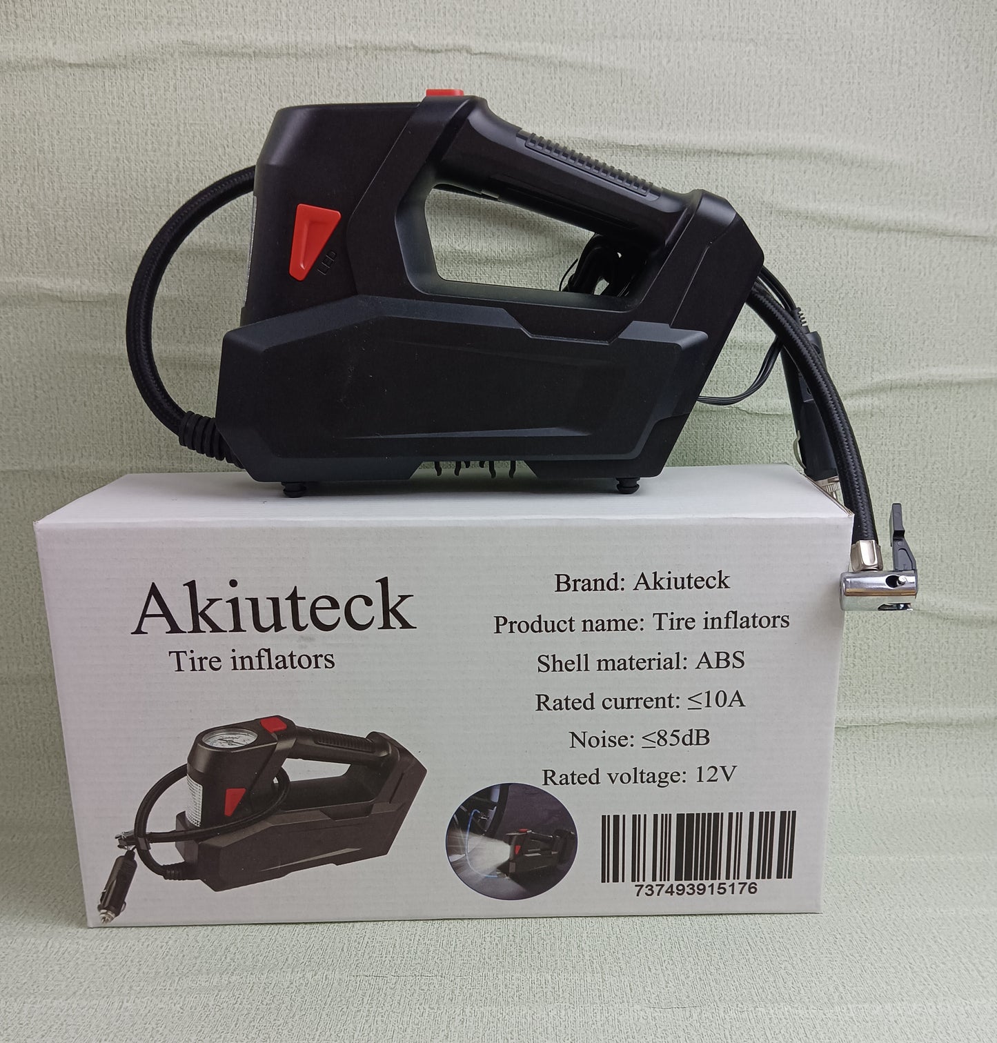 Akiuteck Tire inflators car inflator pump small car with portable car with electric tire inflator pump pump inflator pump