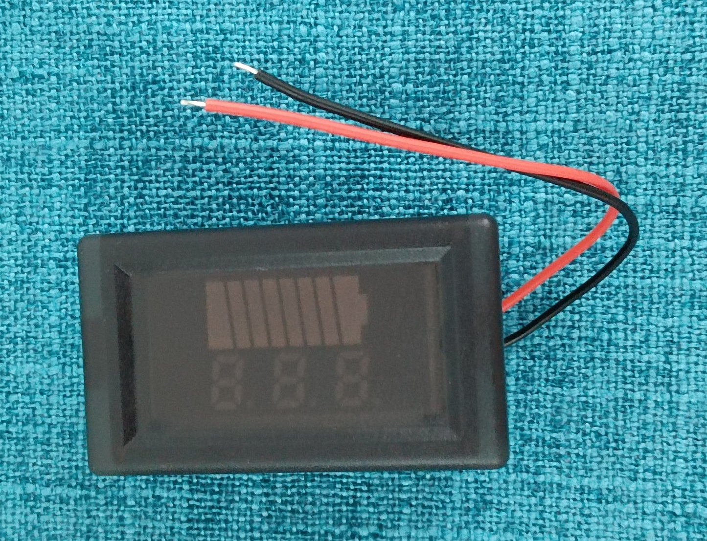 SKYCENX Voltmeters Electric Vehicle Waterproof Voltmeter Mini Ultra Small Power Display Battery Battery Voltage Power Meter Head Universal