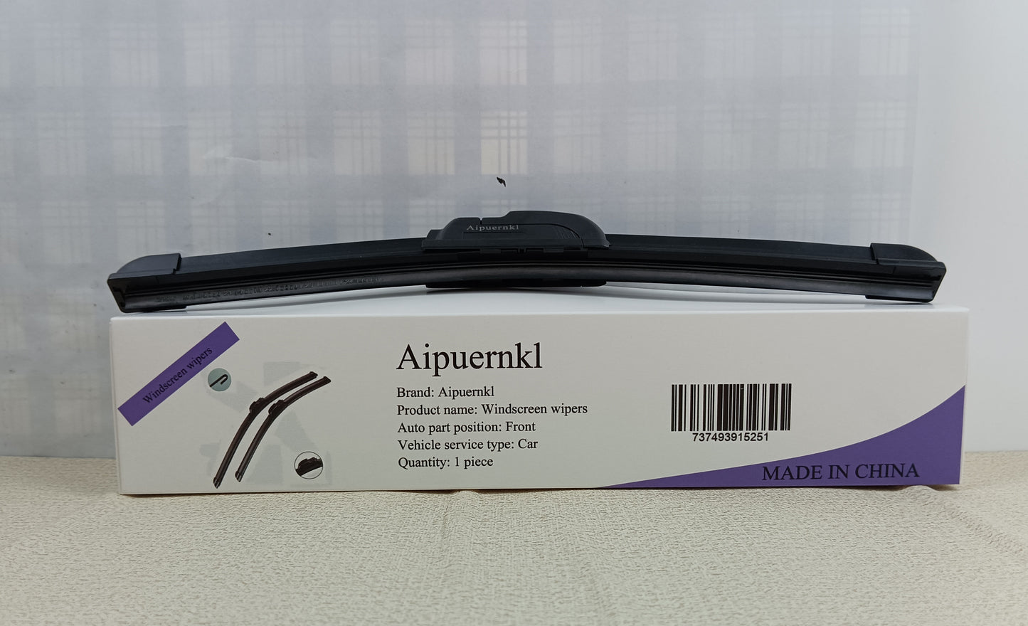 Aipuernkl Windscreen wipers for automobiles car wiper rubber strip boneless universal original wiper blades special track silent and efficient